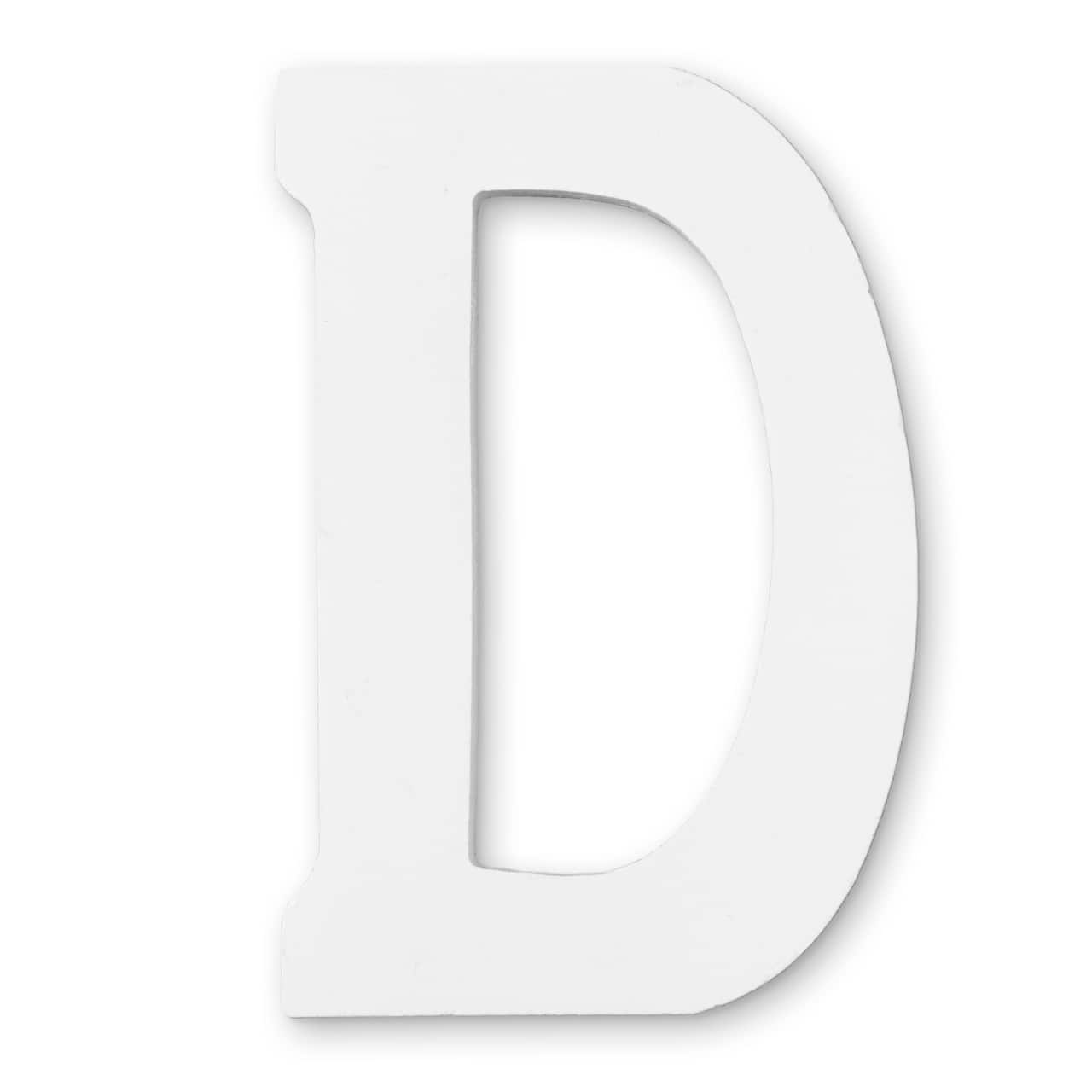 12 Pack: 4.75" White Wood Letter by Make Market®